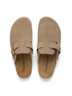 BABUNKERS Family Leder-Clogs in Beige New