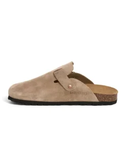 BABUNKERS Family Leder-Clogs in Beige