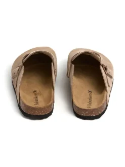 BABUNKERS Family Leder-Clogs in Beige
