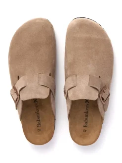 BABUNKERS Family Leder-Clogs in Beige