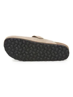 SABOKETS Leder-Clogs in Beige New