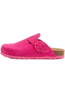 BABUNKERS Family Leder-Clogs in Fuchsia>Damen Clogs & Pantoletten