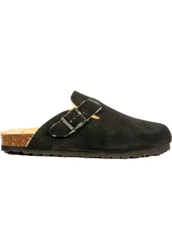 BABUNKERS Family Leder-Clogs in Schwarz Best