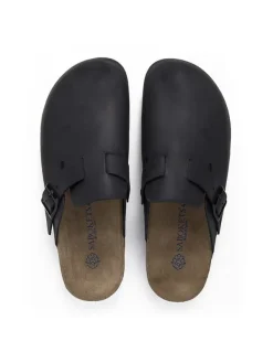 SABOKETS Leder-Clogs in Schwarz><noscript><img width=