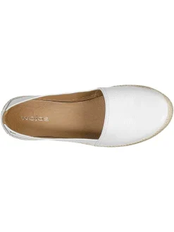 Wojas Leder-Espadrilles in Weiß Sale