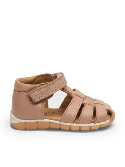 bisgaard Leder-Halbsandalen "Billie" in Rosa>Kinder Sandalen·Halbsandalen