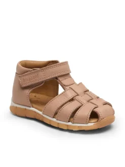 bisgaard Leder-Halbsandalen "Billie" in Rosa>Kinder Sandalen·Halbsandalen
