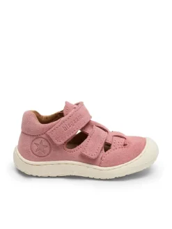 bisgaard Leder-Halbsandalen "Hana" in Rosa>Kinder Sandalen·Halbsandalen|Sandalen