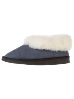 kitz pichler Leder-Hausschuhe "Gisi" in Blau Discount