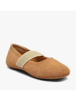 bisgaard Leder-Hausschuhe in Hellbraun Hot