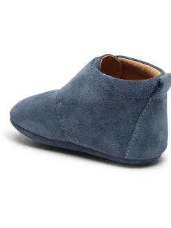 bisgaard Leder-Hausschuhe "Star" in Blau Sale