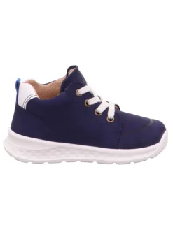 superfit Leder-Lauflernschuhe "Breeze" in Dunkelblau Hot