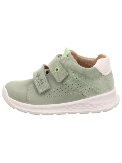superfit Leder-Lauflernschuhe "Breeze" in Hellgrün Hot