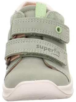 superfit Leder-Lauflernschuhe "Breeze" in Hellgrün Hot