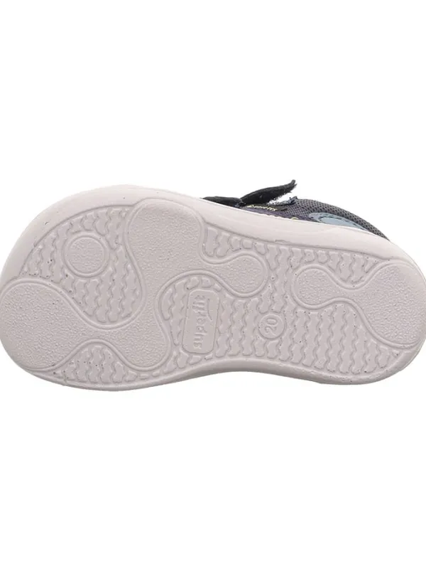 superfit Leder-Lauflernschuhe "Superfree" in Dunkelblau New
