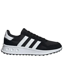 adidas Leder-Laufschuhe "Run 84" in Schwarz/ Weiß Outlet