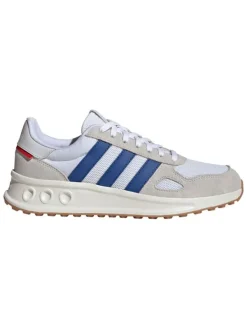 adidas Leder-Laufschuhe "Run 84" in Weiß/ Blau/ Beige>Herren Sportschuhe