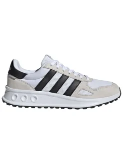 adidas Leder-Laufschuhe "Run 84" in Weiß/ Schwarz/ Beige>Herren Sportschuhe