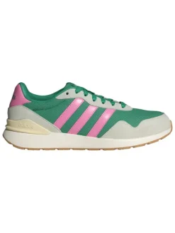 adidas Leder-Laufschuhe "RUN 60s" in Grün/ Pink Sale