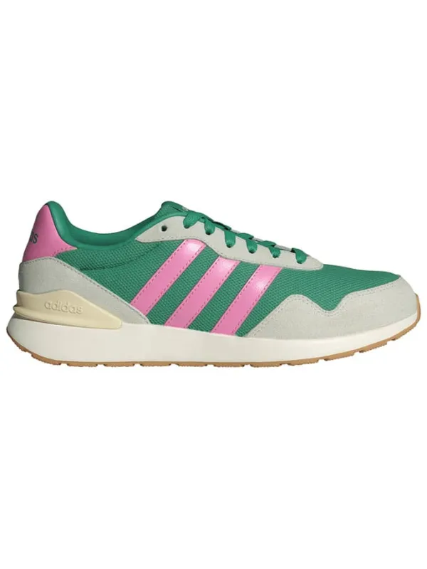 adidas Leder-Laufschuhe "RUN 60s" in Grün/ Pink Sale