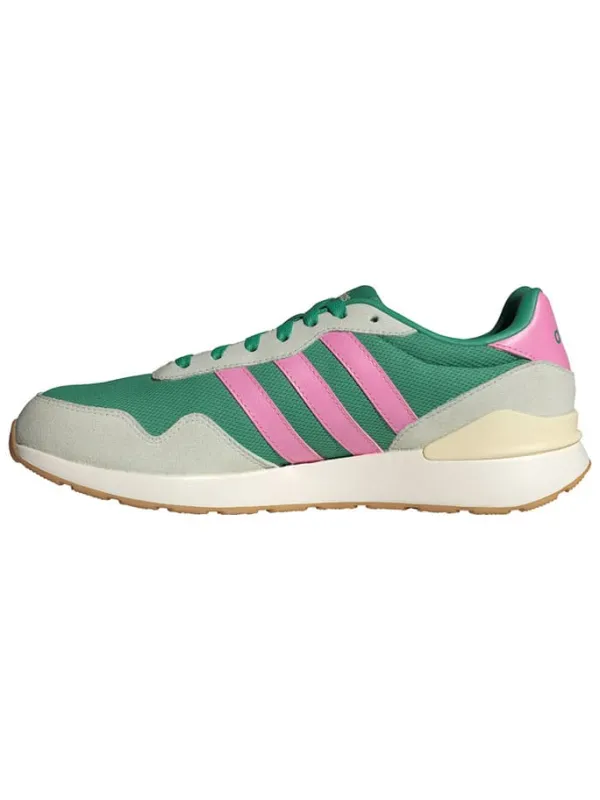 adidas Leder-Laufschuhe "RUN 60s" in Grün/ Pink Sale