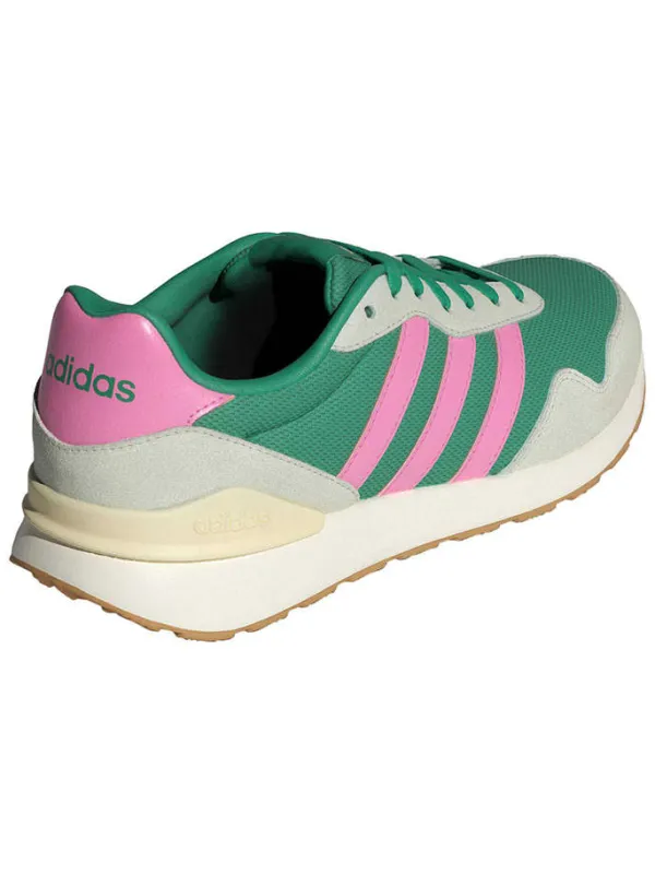 adidas Leder-Laufschuhe "RUN 60s" in Grün/ Pink Sale