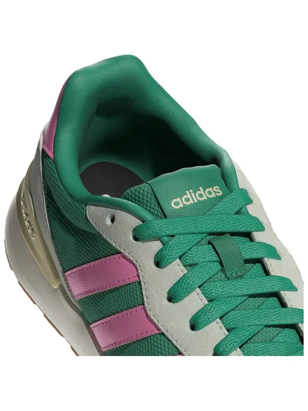 adidas Leder-Laufschuhe "RUN 60s" in Grün/ Pink Sale