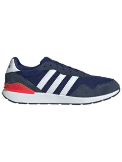 adidas Leder-Laufschuhe "RUN 60s" in Dunkelblau/ Rot/ Weiß Outlet