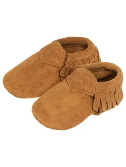 Lait et Miel Leder-Mokassins in Cognac>Kinder Halbschuhe|Halbschuhe·Mokassins
