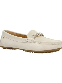 Wojas Leder-Mokassins in Creme Sale