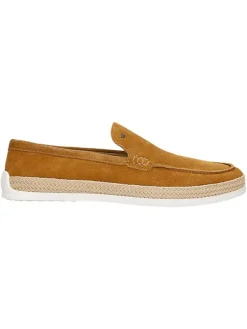 Wojas Leder-Mokassins in Hellbraun Sale