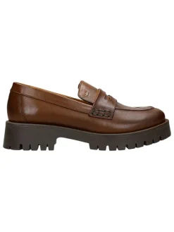 Wojas Leder-Mokassins in Hellbraun Clearance