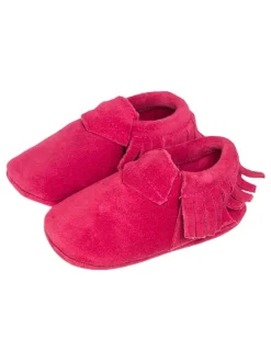 Lait et Miel Leder-Mokassins in Rot>Kinder Halbschuhe|Halbschuhe·Mokassins