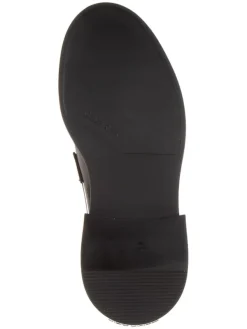 Calvin Klein Leder-Mokassins in Schwarz Outlet