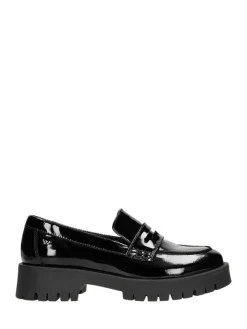 Wojas Leder-Mokassins in Schwarz New