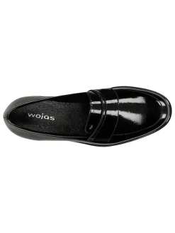 Wojas Leder-Mokassins in Schwarz><noscript><img width=