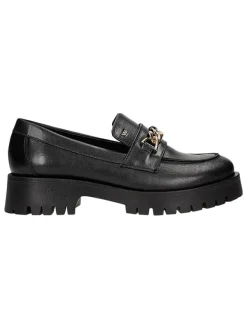 Wojas Leder-Mokassins in Schwarz>Damen Halbschuhe