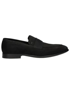 Wojas Leder-Mokassins in Schwarz>Herren Halbschuhe