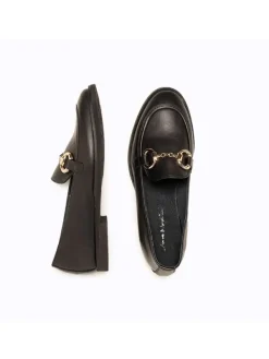 Anna Morellini Leder-Mokassins "Jolessa" in Schwarz>Damen Halbschuhe