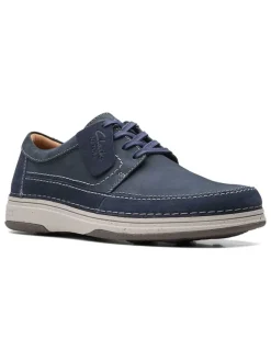Clarks Leder-Mokassins "Nature 5" in Dunkelblau>Herren Halbschuhe