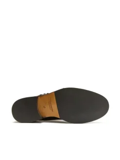 British Passport Leder-Monkstraps in Schwarz><noscript><img width=
