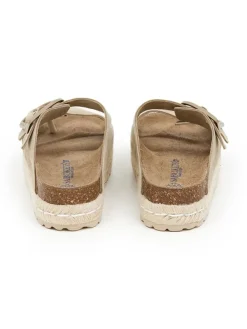 SABOKETS Leder-Pantoletten in Beige><noscript><img width=