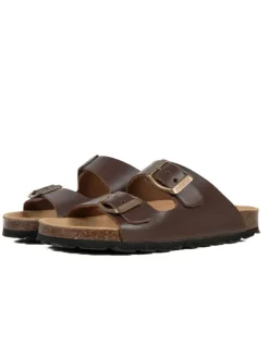 BABUNKERS Family Leder-Pantoletten in Braun>Kinder Clogs & Pantoletten·Pantoletten
