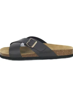BABUNKERS Family Leder-Pantoletten in Braun>Herren Hausschuhe|Sandalen & Pantoletten