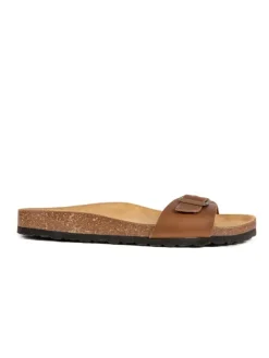 BABUNKERS Family Leder-Pantoletten in Braun>Herren Hausschuhe|Sandalen & Pantoletten