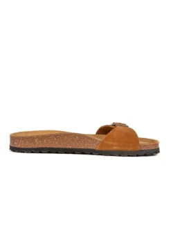 BABUNKERS Family Leder-Pantoletten in Cognac><noscript><img width=