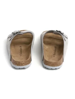 BABUNKERS Family Leder-Pantoletten in Grau><noscript><img width=