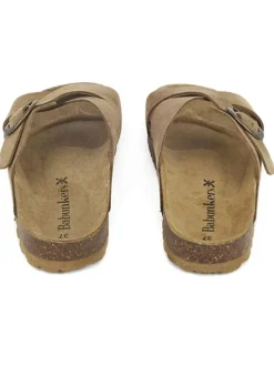BABUNKERS Family Leder-Pantoletten in Hellbraun><noscript><img width=