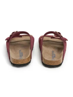 SABOKETS Leder-Pantoletten in Rot Clearance