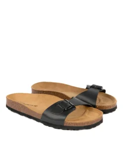 BABUNKERS Family Leder-Pantoletten in Schwarz Sale